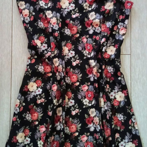 Extreme mini dress like new, size S, multicolor