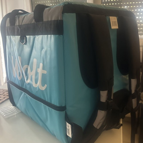 Wolt insulated backpack and food transport box