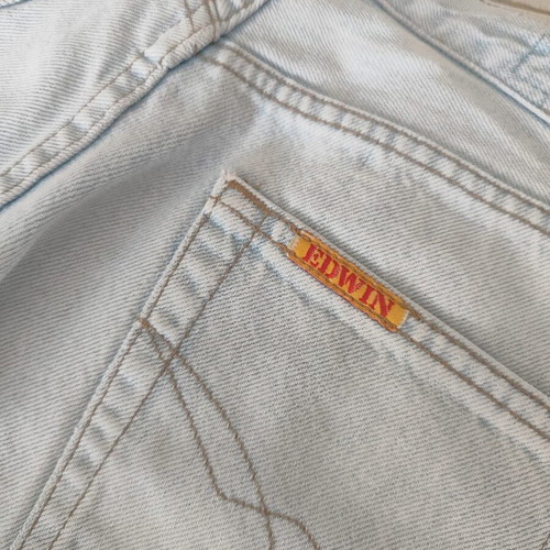 Vintage Edwin high-waisted jeans size 36 used, turquoise