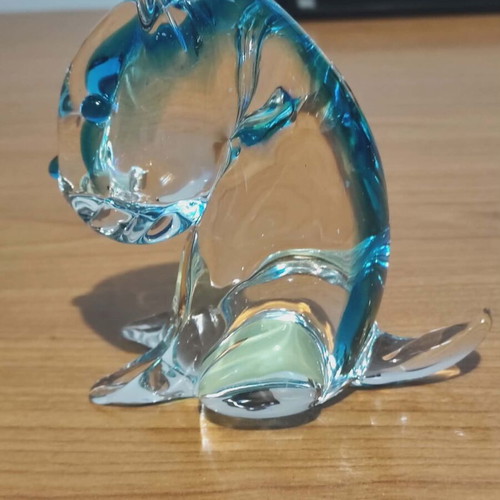 Murano blown glass decoration like new