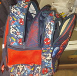 Spiderman school backpack with wheels