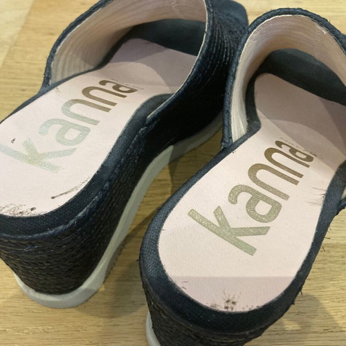 Kanna platform shoes like new, black, size 41