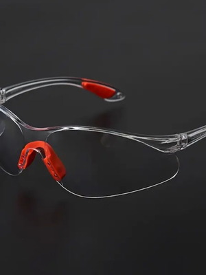 Protective glasses transparent anti-fog new for work or sports activities
