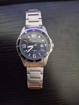 Casio Collection Classic MTP-1291D-1A1VEF men's watch like new, silver
