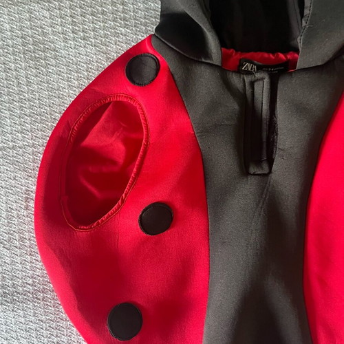 Ladybug costume Zara like new, scuba fabric, size 3-4