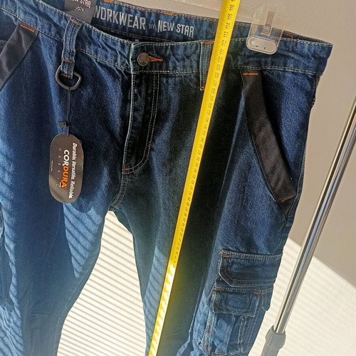 Εργασιακά καρό τζιν New Star Cordura καινούργια, μέγεθος L