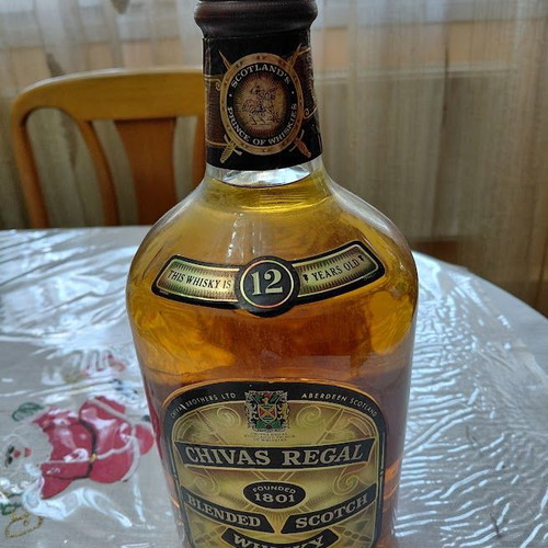 Chivas whisky 43 years 1.75 liters like new