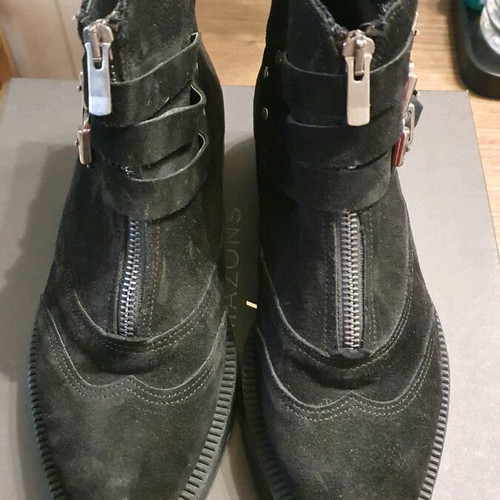 Glamazons black ankle boots like new, size 37