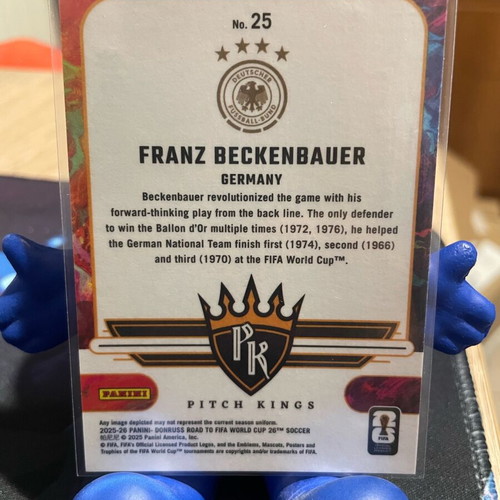 Donruss Road to World Cup 2025/26 Franz Beckenbauer Pitch Kings and Dominators card like new