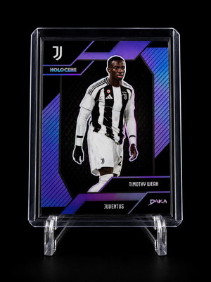 DAKA Juventus Holocene Timothy Weah αριθμημένη κάρτα 38/75