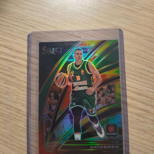 Panini Select EuroLeague Kostas Sloukas Courtside Tie-Dye Card 2025-26 New