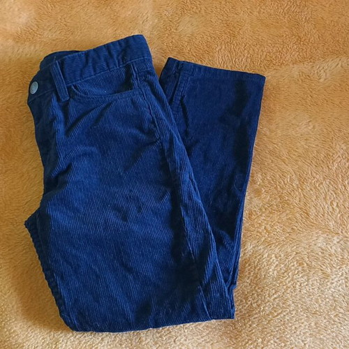 H&M corduroy pants for boys like new, blue, size 122 cm
