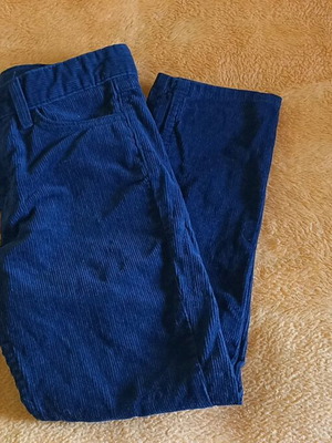H&M corduroy pants for boys like new, blue, size 122 cm