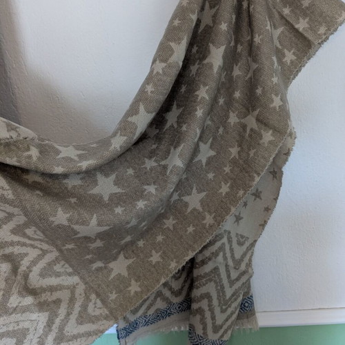 Scarf used, multicolored
