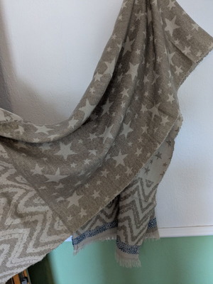 Scarf used, multicolored