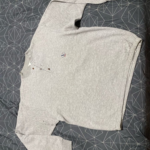 Valentino long sleeve shirt 95% cotton, like new, gray, size L