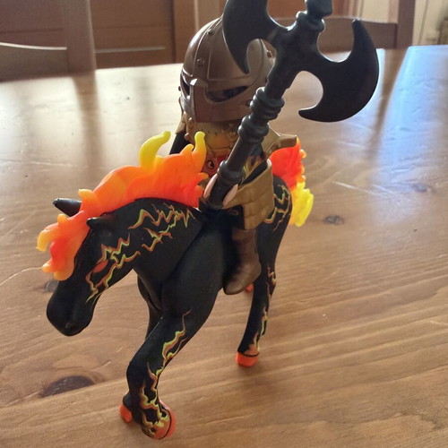 Playmobil knight with horse