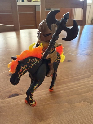 Playmobil knight with horse