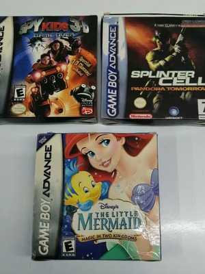 Game Boy Advance pack of 3 authentic games like new with boxes and manuals