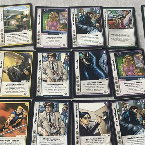 Spycraft Collectible Card Game lot used, original AEG cards