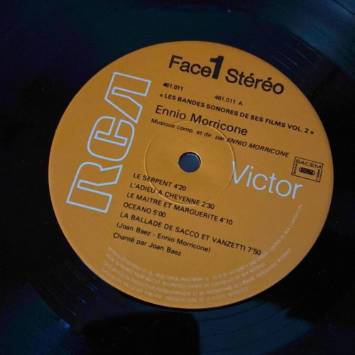 Ennio Morricone Les Bandes Sonores De Ses Films Vol. 2 vinyl record