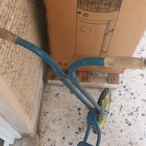 Vintage rare metal scooter from the 70s used