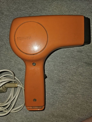 Philips vintage hairdryer HP 4118 400W used, orange