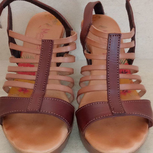 Marila leather sandals used, size 38