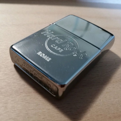 Zippo lighter used from Hard Rock Cafe Rome collection