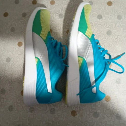 Puma shoes new, yellow and turquoise, size 44, athletic