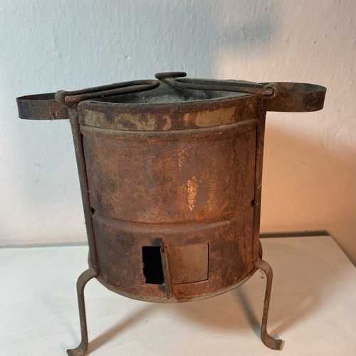 Old cooking stove used rustic antique