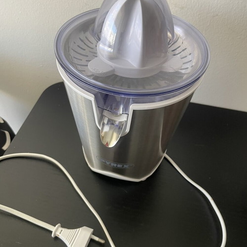 Pyrex electric citrus juicer 100W used, stainless steel detail
