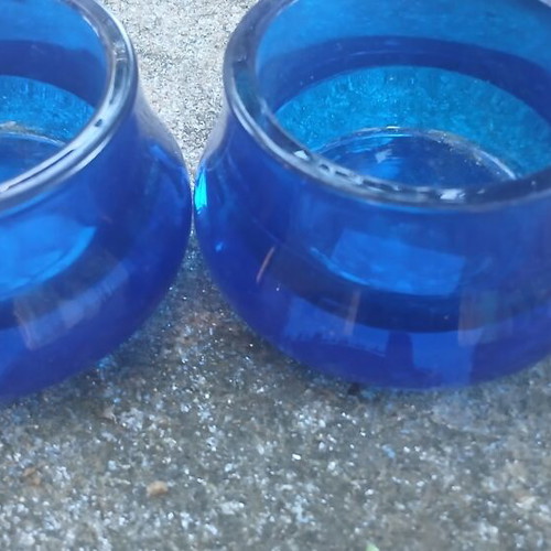 Glass tealight holders IKEA, new, set of 2