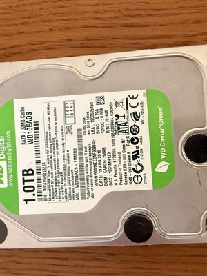 Σκληρός δίσκος WD Caviar Green 1TB SATA ανακατασκευασμένος