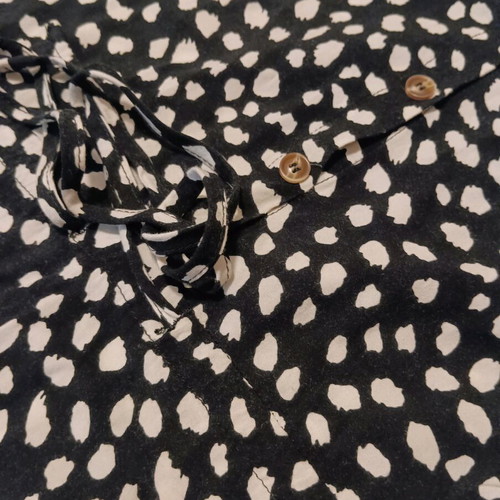 Shein dress size S like new, black and white with buttons