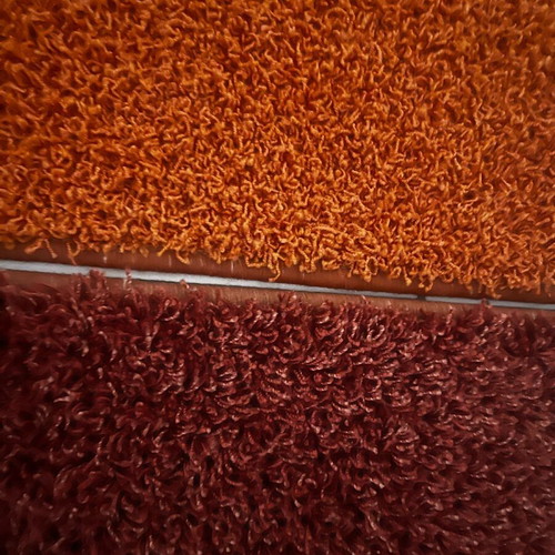 Doormats new, pack of 2, 60x40 cm, reddish shades