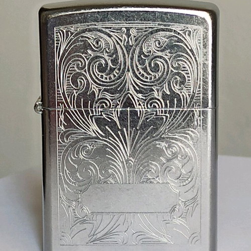 Zippo vintage lighter 2003, new, embossed design