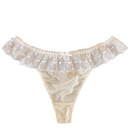 Lejaby Glory white string new size L
