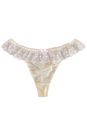Lejaby Glory white string new size L