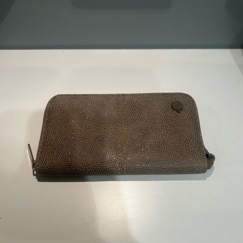 Thiros large beige women's wallet used with multiple card slots