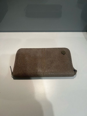 Thiros large beige women's wallet used with multiple card slots