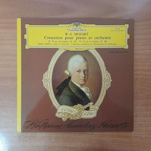 W.A. Mozart Concertos Pour Piano Et Orchestre vinyl record