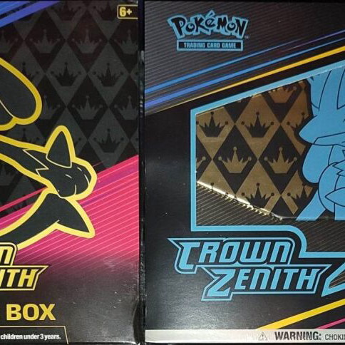 Pokemon TCG Elite Trainer Boxes new, Crown Zenith and Sword & Shield Plus