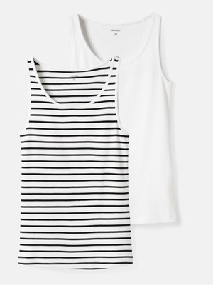 Women's tops set of 2 new, sizes XS-XXL, cotton blend