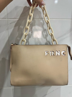 FRNC shoulder bag beige and black in very good condition