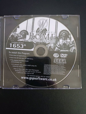 Rome Total War PC μεταχειρισμένο σε καλή κατάσταση