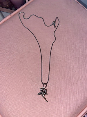 Fairy necklace new, handmade silver color