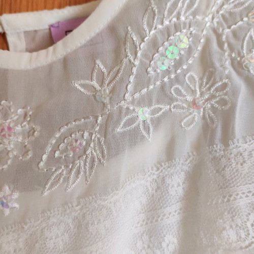 F&F T-shirt for 10-11 years girl new, white, size 140 cm