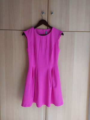Benetton dress pink like new, size S