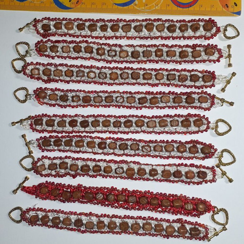 Handmade bracelets pack of 66, multicolor